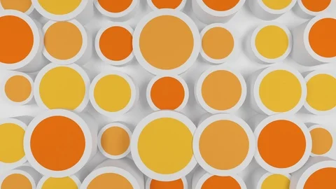 Background with colorful circles orange Видео 102395974