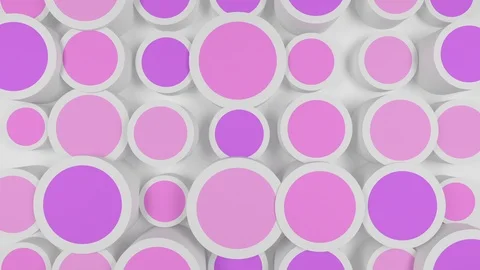 Background with colorful circles pink 動画素材 102395500