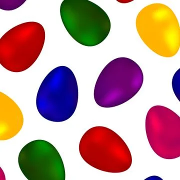Background of colorful colored eggs Stock Illustration