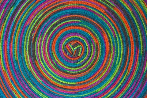 Background of colorful dining table setting Stock Photos