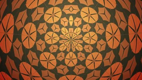 Background with a colorful, diverse cyclic pattern. Stock Illustration