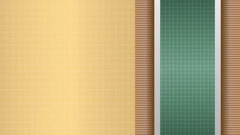 Background Colorful Geometric Patterns Including Grids and Striped Elements 스톡 일러스트