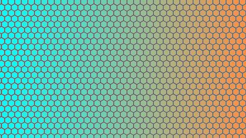 Background Colorful Gradient Honeycomb Pattern with Vibrant Hexagonal Design Stock Illustration