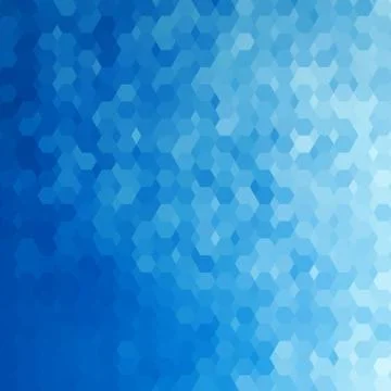 Background with colorful hex grid Stock Illustration
