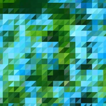 Background with colorful hex grid Stock Illustration