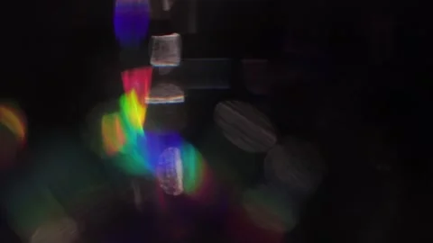 Background of colorful lights in the dark Stock Footage 318512319