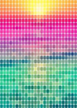 Background of colorful rectangles sunset 库存插图
