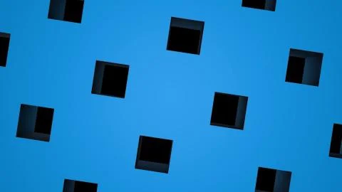 Background with colorful rotating vertical rectangular blocks, loop. Grid of Stock Illustration