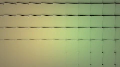 Background with colorful rotating vertical rectangular blocks, loop. Grid of 스톡 일러스트