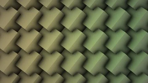 Background with colorful rotating vertical rectangular blocks, loop. Grid of Stockillustratie