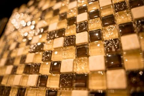 Background of colorful samples of a ceramic tile Stock Photos