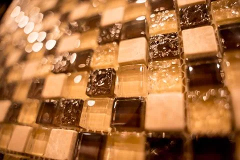 Background of colorful samples of a ceramic tile Stock Photos