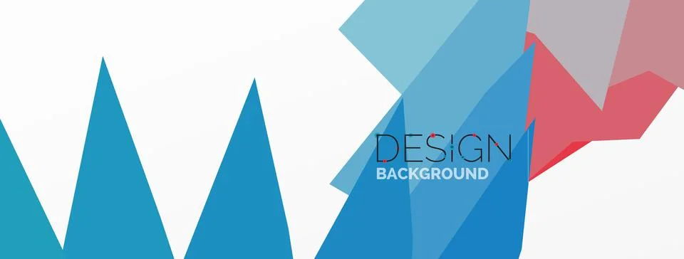 Background colorful shapes template. Wallpaper for concept of AI technology Stock Illustration