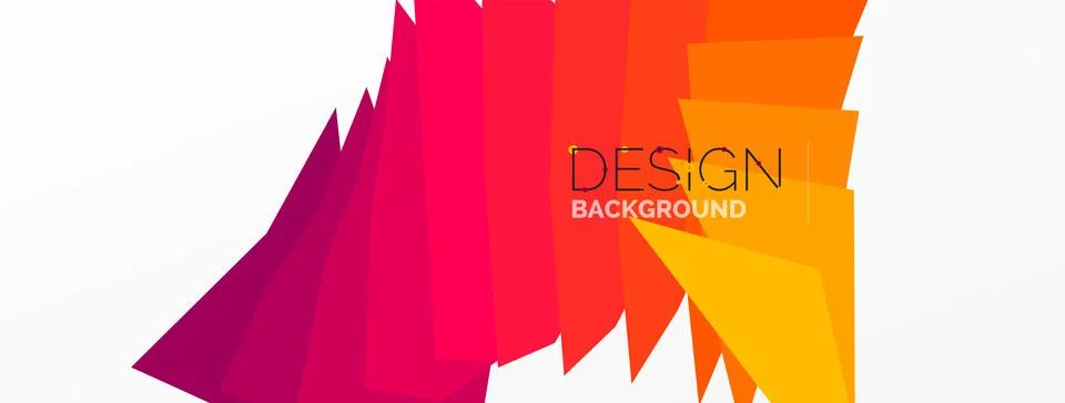 Background colorful shapes template. Wallpaper for concept of AI technology Stockillustratie