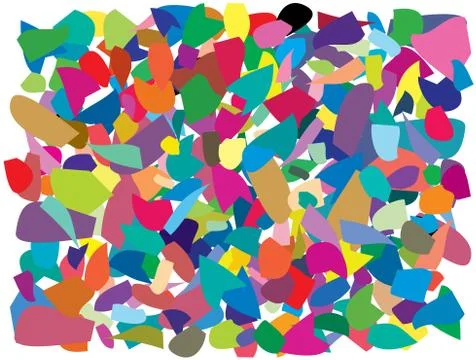 Background of colorful splinters Stock Illustration