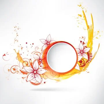 Background with colorful spots. Abstract vector illustration with background. Stock-Illustration