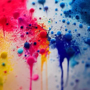 Background with colorful spots イラスト素材