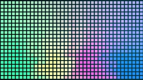 Background of colorful squares , disco background . Background with green Stock Footage 262558119