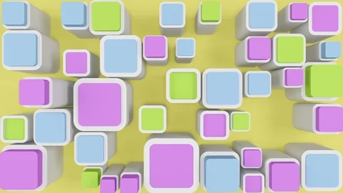 Background colorful squares Vidéo 102389343
