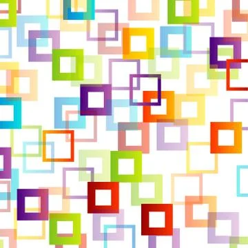 Background with colorful squares Stock Illustration