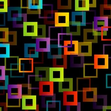 Background with colorful squares Stock Illustration