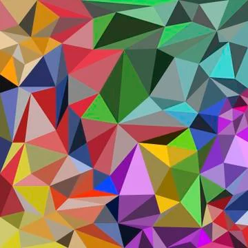 Background with colorful triangles. イラスト素材