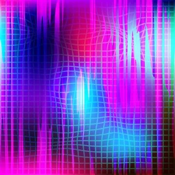 Background with Colorfuls Grid Lines. Stock Illustration