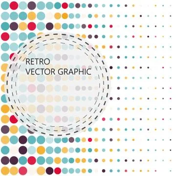 Background with the coloured circles in a vector 스톡 일러스트