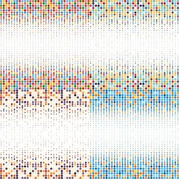 Background with the coloured circles in a vector Stock-Illustration