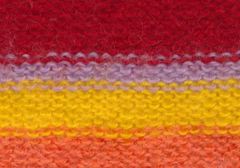Background - colourful knitted textile Stock Photos