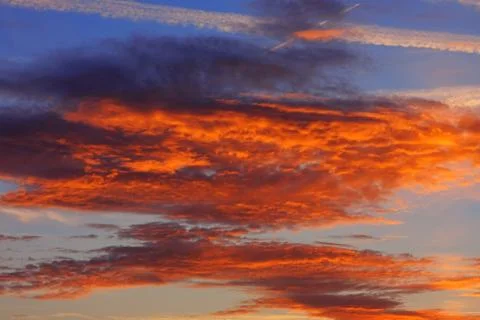 Background of colourful sky. Foto stock