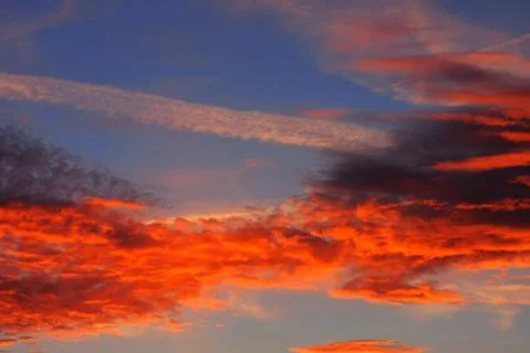 Background of colourful sky. Stock Photos