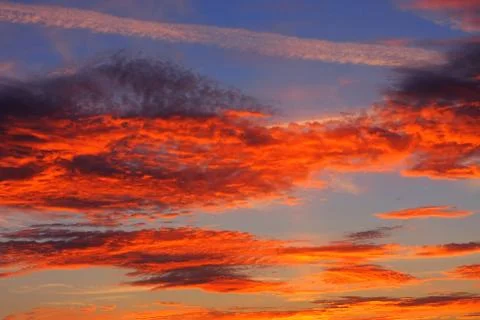 Background of colourful sky. Stock Photos