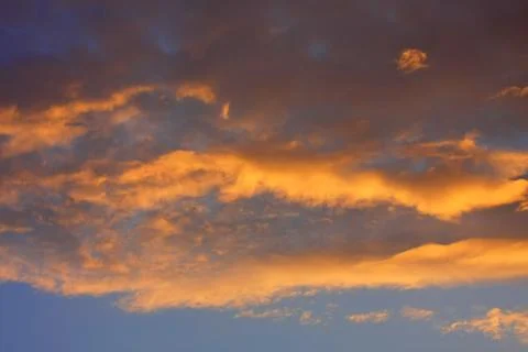 Background of colourful sky. Stock Photos