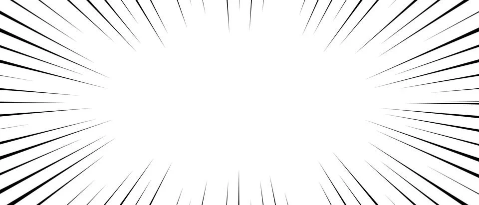 Background of comic book action lines Stock Illustration