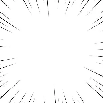 Background of comic book action lines. Speed lines Manga frame isolated on .. Stock Photos