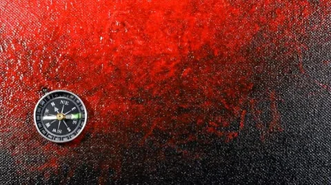 Background with compass Stock Footage 8908406