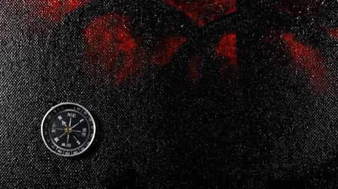 Background with compass Stock Footage 8913978