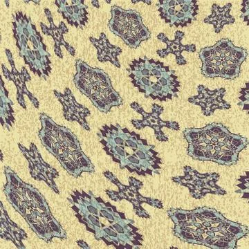 Background of the complex patterns and colors chocolate brown Illustration