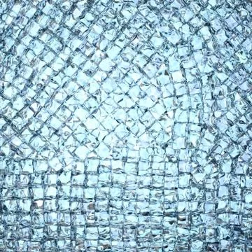 Background composed of many ice cubes Stock Illustration