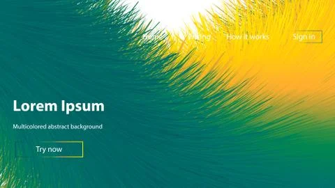 Background composition of gradient lines. Bright, festive abstract background Stock Illustration