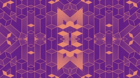 Background with composition of rectangular shapes. 3d rendering loop animation Stock Footage 256015703