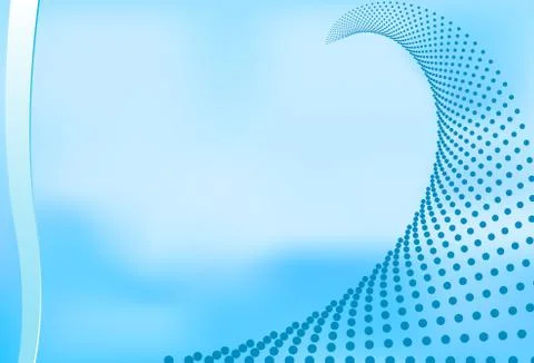 Background Composition, Web Template (Halftone) Stock Illustration