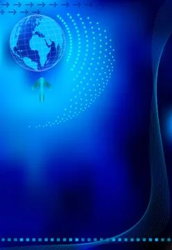 Background Composition, Web Template (Halftone) Stock Illustration