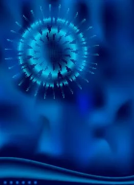 Background Composition, Web Template (Halftone) Stock Illustration