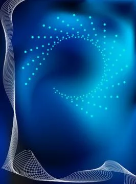 Background Composition, Web Template (Halftone) Stock Illustration