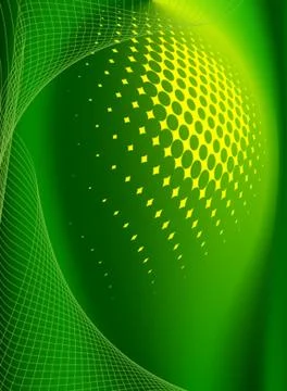 Background Composition, Web Template (Halftone) Stock Illustration