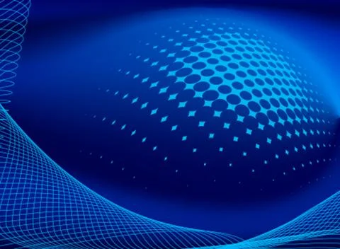 Background Composition, Web Template (Halftone) Stock Illustration