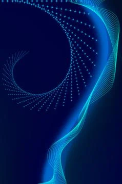 Background Composition, Web Template (Halftone) Illustrazione stock