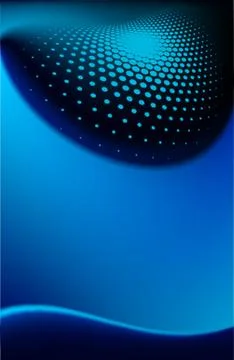 Background Composition, Web Template (Halftone) Stock Illustration